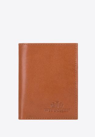 Skórzany portfel wąski, jasny brąz, 26-1-420-5, Zdjęcie 1