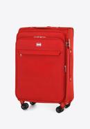 Medium-sized soft shell suitcase, red, 56-3S-652-9, Photo 4