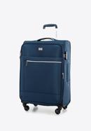 Medium-sized soft shell suitcase, navy blue, 56-3S-852-10, Photo 4