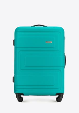 Medium suitcase, turquoise, 56-3A-632-85, Photo 1