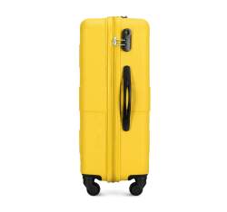 Średnia walizka z ABS-u tłoczona, żółty, 56-3A-632-50, Zdjęcie 1