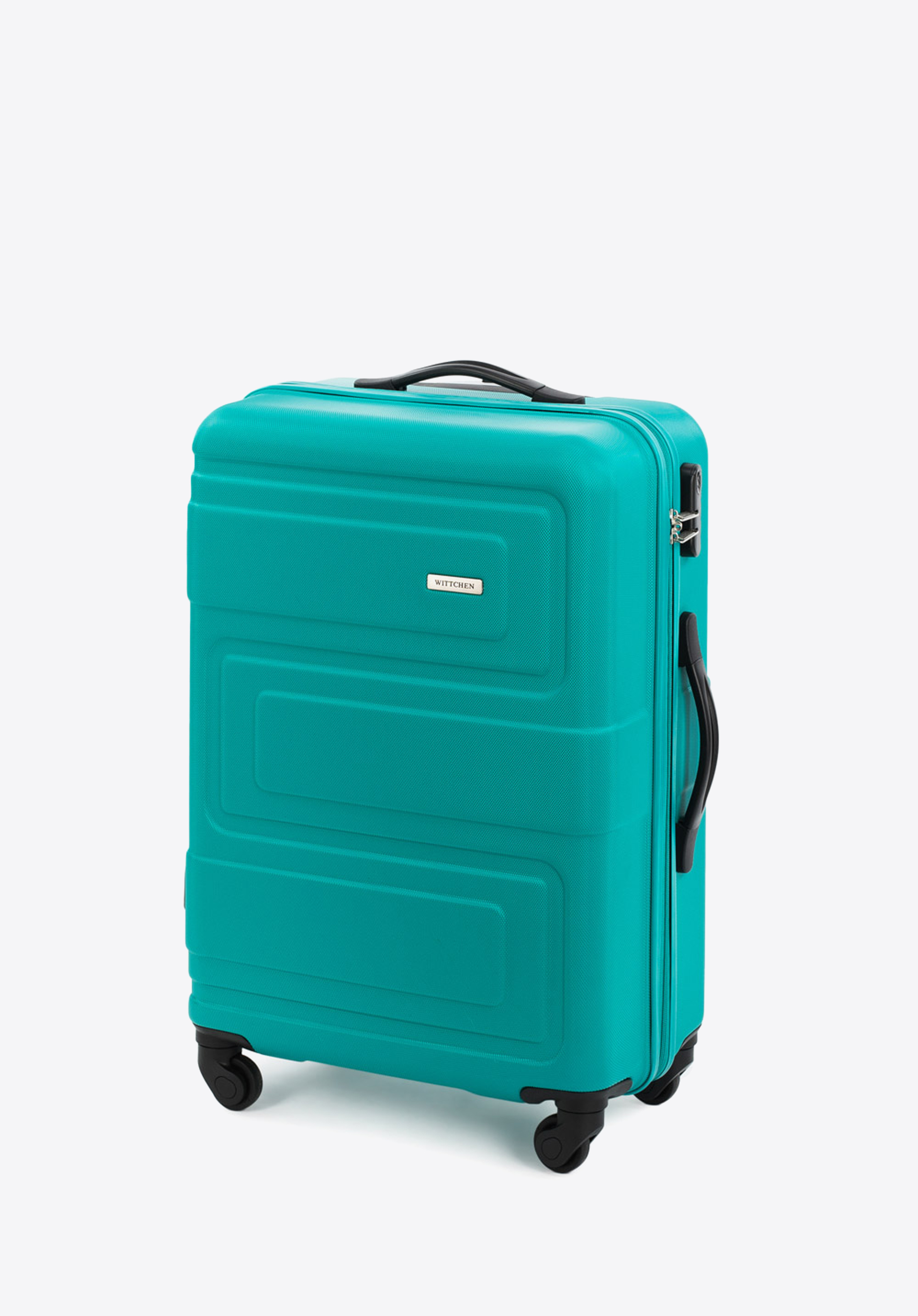 Medium suitcase, turquoise, 56-3A-632-85, Photo 1