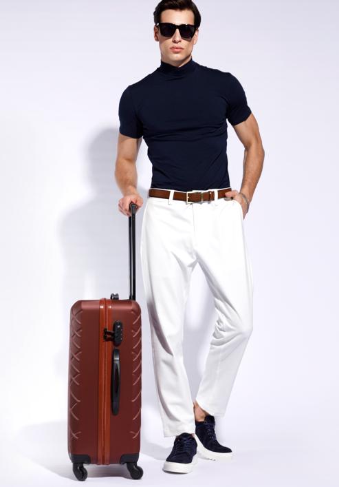 Medium suitcase, burgundy, 56-3A-552-91, Photo 15