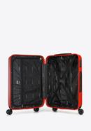 Średnia walizka z ABS-u w ukośne paski, czerwony, 56-3A-742-80, Zdjęcie 5