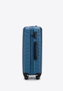 Medium-sized suitcase with geometric design, dark blue, 56-3A-752-25, Photo 2