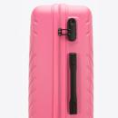 Duża walizka z ABS-u z geometrycznym tłoczeniem, różowy, 56-3A-753-11, Zdjęcie 7