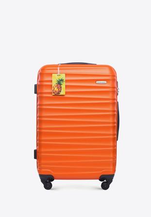 Średnia walizka z ABS - u z identyfikatorem, pomarańczowy, 56-3A-312-55Z2, Zdjęcie 1