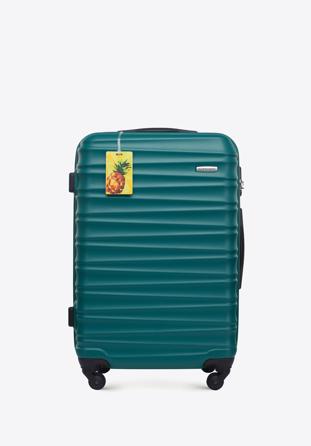 Średnia walizka z ABS - u z identyfikatorem, zielony, 56-3A-312-85Z2, Zdjęcie 1