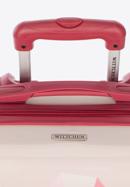 Średnia walizka z ABS-u z nadrukiem, różowo-beżowy, 56-3A-642-35, Zdjęcie 11