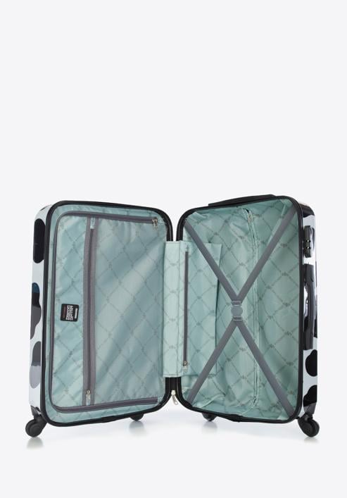 Komplet walizek z ABS-u w zwierzęcy wzór, czarno-biały, 56-3A-64K-Z, Zdjęcie 6
