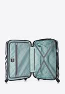 Komplet walizek z ABS-u w zwierzęcy wzór, biało-czarny, 56-3A-64K-Z, Zdjęcie 6