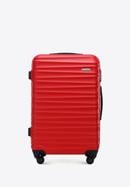 Zestaw walizek z ABS-u z żebrowaniem, czerwony, 56-3A-31S-55, Zdjęcie 2
