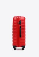 Komplet walizek z ABS-u z żebrowaniem, czerwony, 56-3A-31K-35, Zdjęcie 3