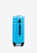 Średnia walizka z ABS-u z żebrowaniem, niebieski, 56-3A-312-31, Zdjęcie 2
