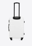 Średnia walizka z ABS-u z żebrowaniem, biały, 56-3A-312-01, Zdjęcie 3