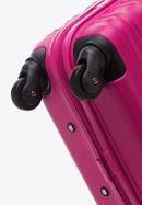Średnia walizka z ABS-u z żebrowaniem, różowy, 56-3A-312-01, Zdjęcie 6