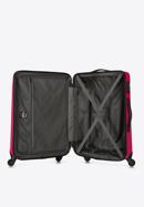Średnia walizka z ABS-u żłobiona, różowy, 56-3A-652-01, Zdjęcie 5