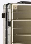 Średnia walizka z aluminium, złoty, 56-3H-102-12, Zdjęcie 12