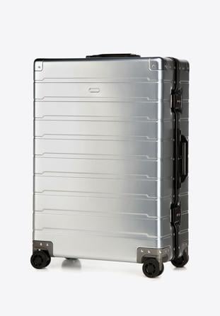 Średnia walizka z aluminium