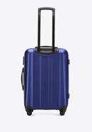 Średnia walizka z polikarbonu fakturowana, niebieski, 56-3P-112-90, Zdjęcie 3