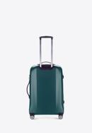 Średnia walizka z polikarbonu jednokolorowa, zielony, 56-3P-572-90, Zdjęcie 3