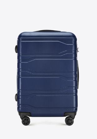 Medium suitcase, navy blue, 56-3P-982-91, Photo 1
