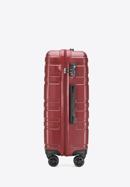 Średnia walizka z polikarbonu tłoczona, czerwony, 56-3P-982-11, Zdjęcie 2