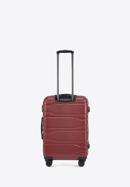 Średnia walizka z polikarbonu tłoczona, czerwony, 56-3P-982-11, Zdjęcie 3
