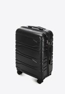 Średnia walizka z polikarbonu tłoczona, czarny, 56-3P-982-11, Zdjęcie 4