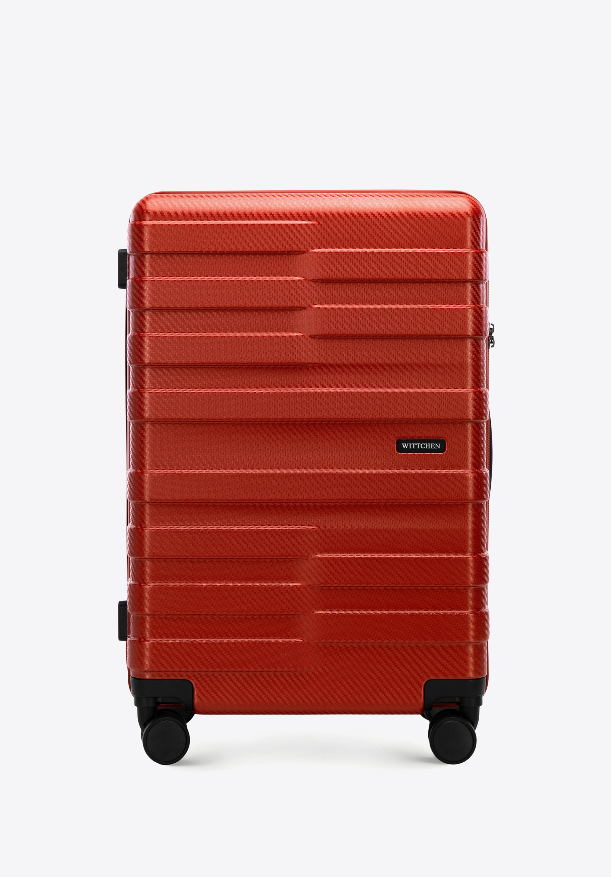 Medium polycarbonate suitcase, red, 56-3P-582-30, Photo 1