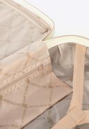Polycarbonate large cabin case with a rose gold zipper, cream, 56-3P-133-10, Photo 9