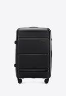 Medium-sized polypropylene suitcase, black, 56-3T-142-10, Photo 1