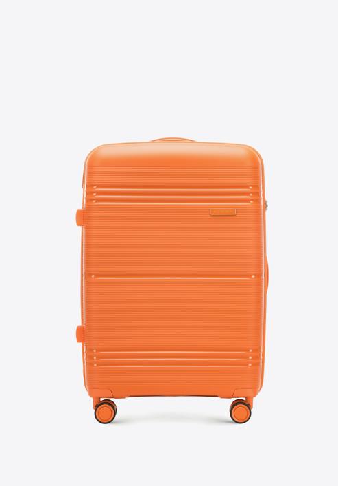 Medium-sized polypropylene suitcase, orange, 56-3T-142-10, Photo 1