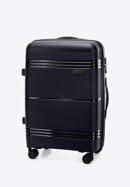 Medium-sized polypropylene suitcase, black, 56-3T-142-10, Photo 4