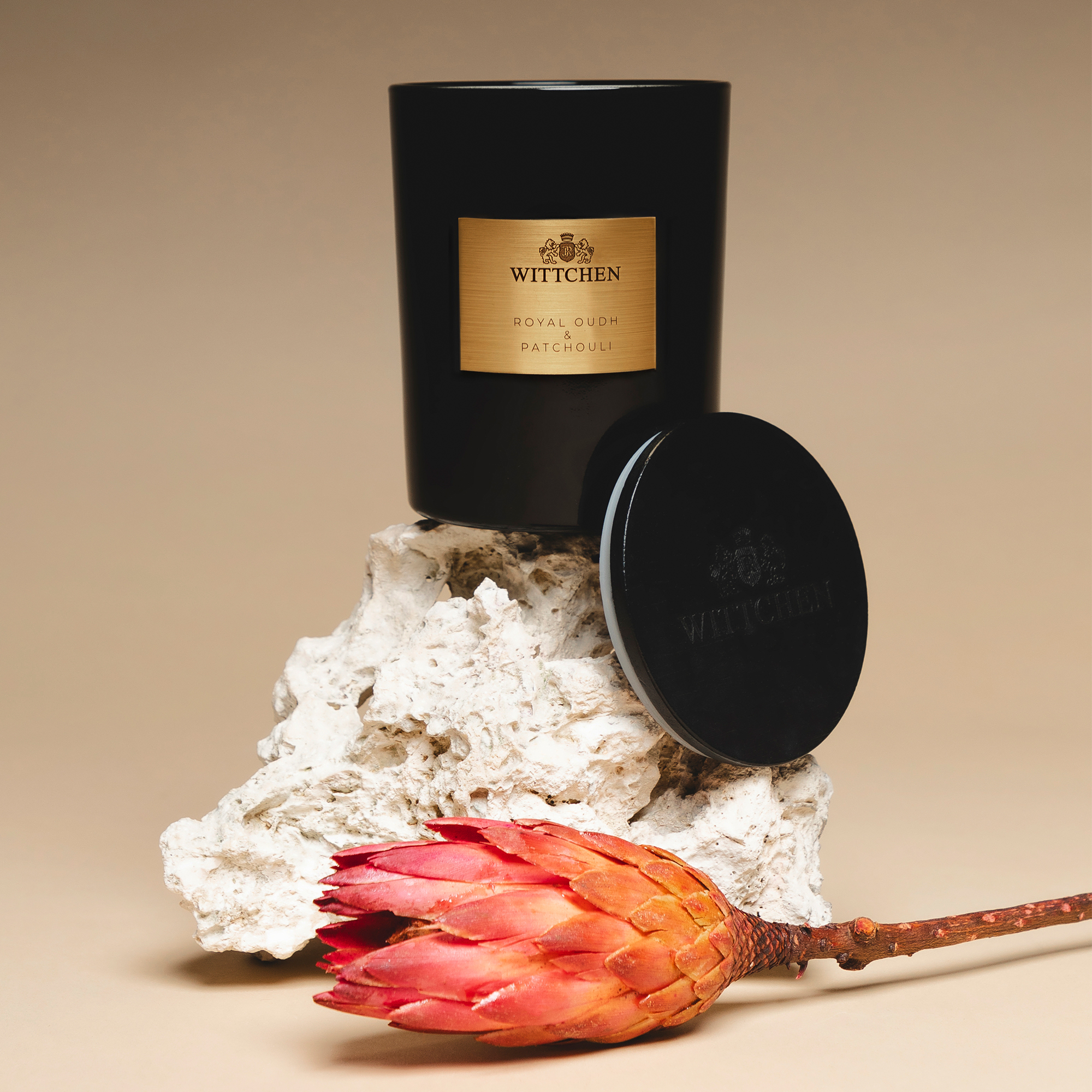 Luxusná sojová sviečka Royal Oudh & Patchouli 1-HC-101-1