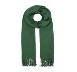 Women's fringed scarf, green, 94-7D-X90-Z, Photo 1