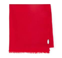 Damski szal wełniany cienki, czerwony, 91-7D-W01-2, Zdjęcie 1