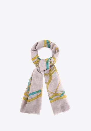 Women's scarf, beige-green, AP-7-082-12, Photo 1