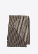 Men’s scarf, green-brown, 98-7M-S01-X2, Photo 1