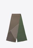 Men’s scarf, green-brown, 98-7M-S01-X3, Photo 2