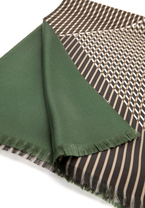 Men’s scarf, green-brown, 98-7M-S01-X2, Photo 3
