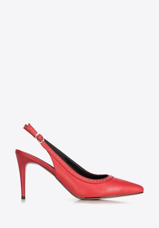 Women's shoes, red, 90-D-958-3-40, Photo 1