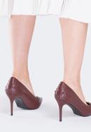 Women's shoes, burgundy, 89-D-900-2-40, Photo 9