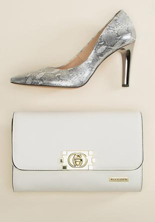Women's shoes, silver, 90-D-200-S-41, Photo 1