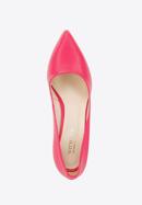 Classic leather high heels shoes, pink, BD-B-801-1-38, Photo 4