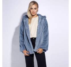 Jacket, grey - blue, 95-9W-100-7-XL, Photo 1