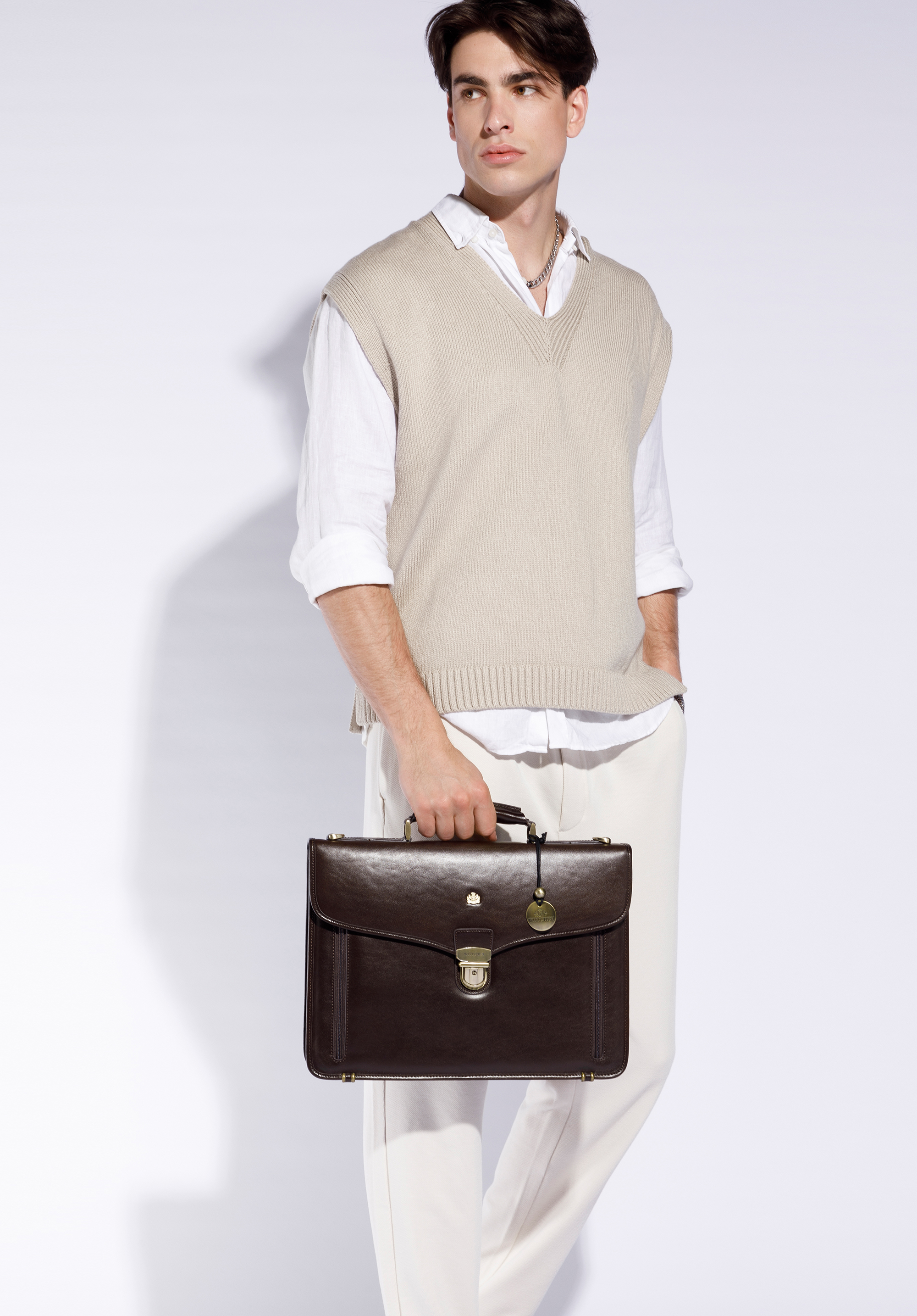 Briefcase, brown, 10-3-050-4, Photo 1