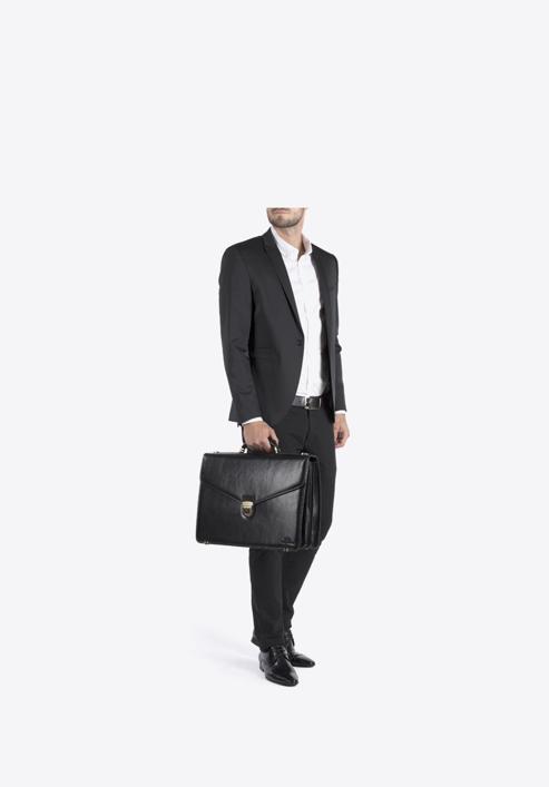 Briefcase, black, 21-3-143-1, Photo 12