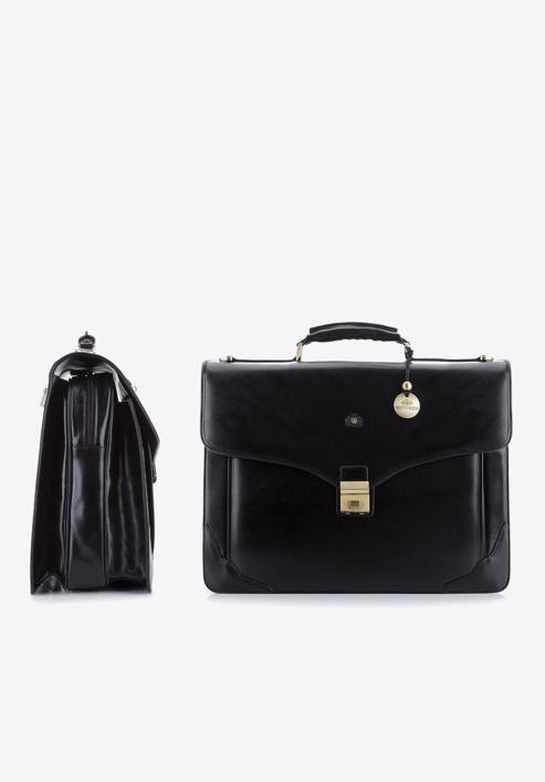 Briefcase, black, 39-3-012-1, Photo 2