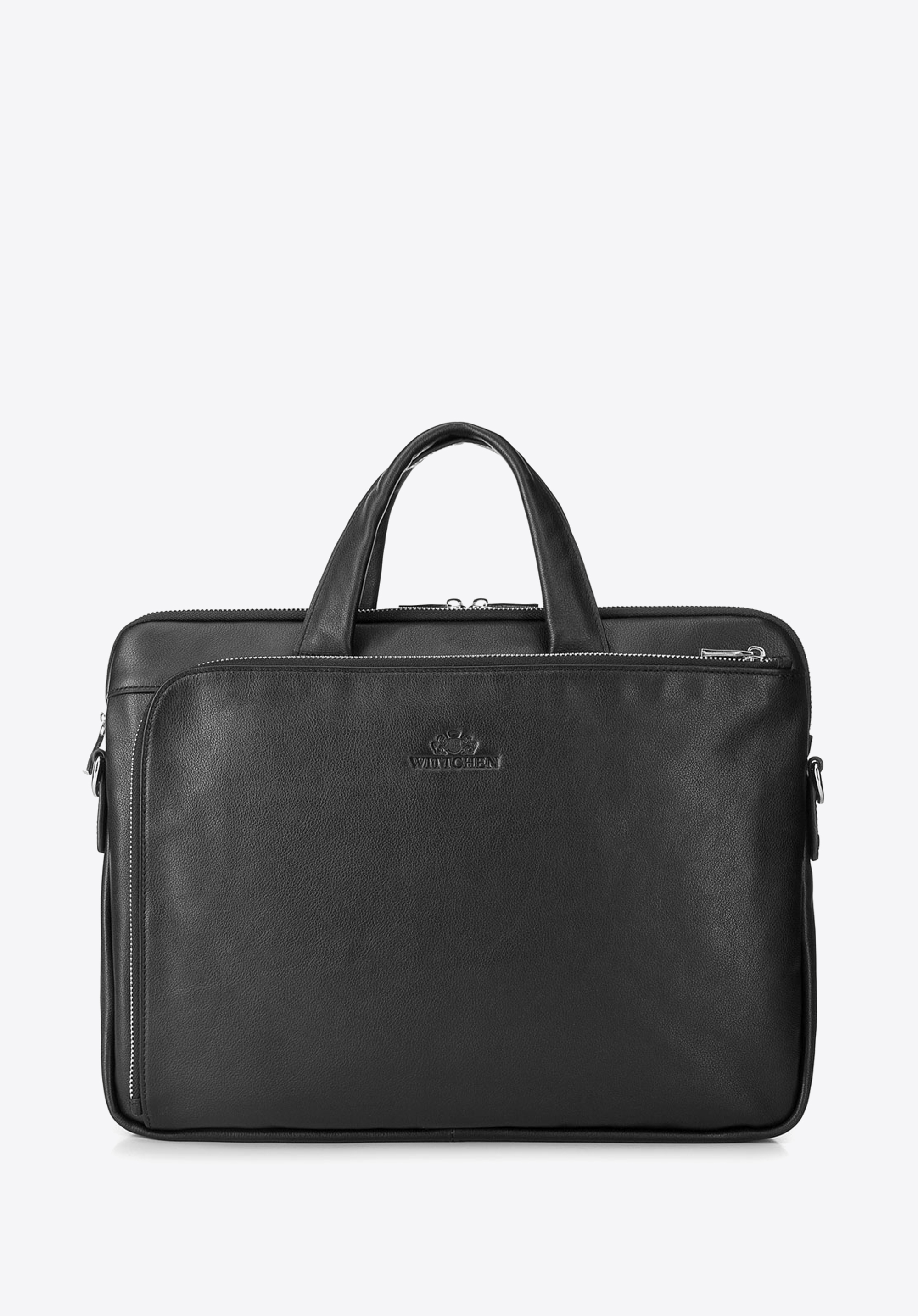 Laptop bag made from grain leather WITTCHEN 203036